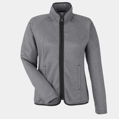 Women's Venture Heathered Stripe Full-Zip Thumbnail