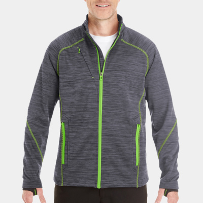 Men's Flux Mélange Bonded Fleece Jacket Thumbnail