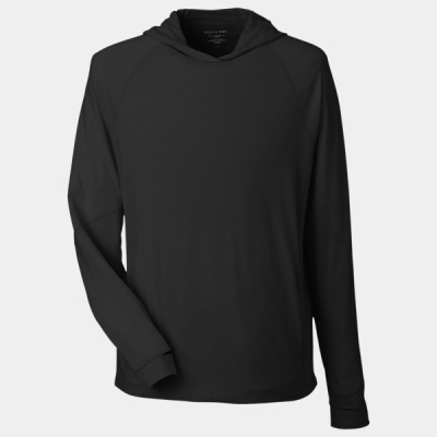 Unisex JAQ Stretch Performance Hooded Long Sleeve T-Shirt Thumbnail