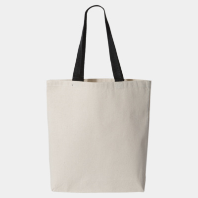 Two-Tone Handle Canvas Tote – 11L Capacity Thumbnail
