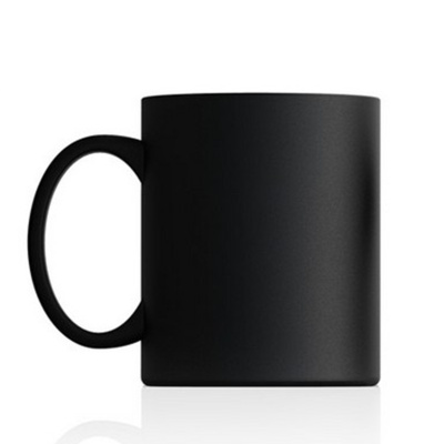 11oz Coyote's Matte Black Ceramic Coffee mug Thumbnail