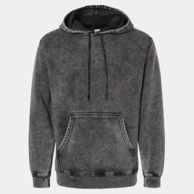 Midweight Mineral Wash Hooded Fleece Sweatshirt Thumbnail