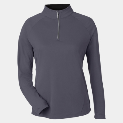 Ladies' Origin Performance Pique Quarter-Zip Thumbnail